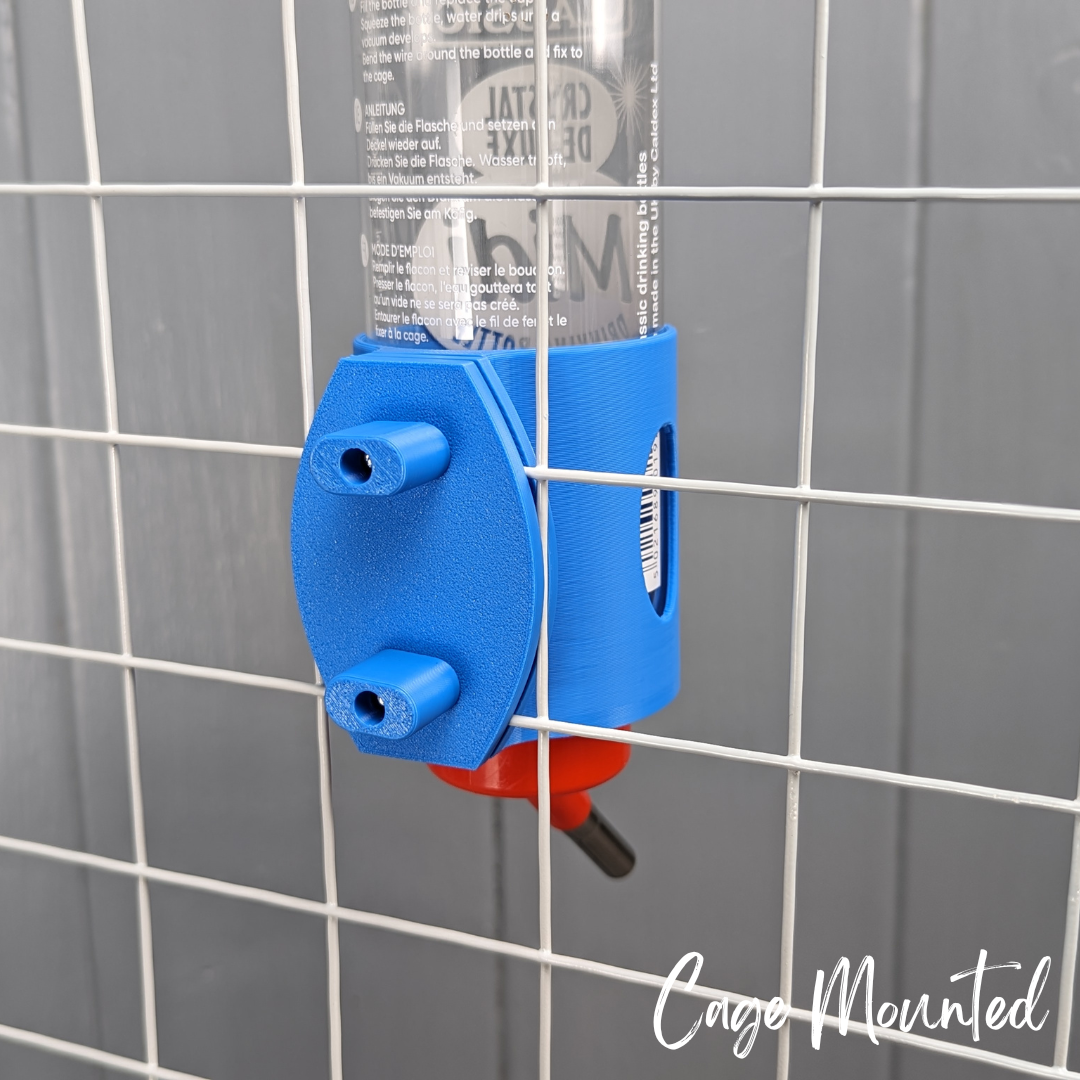 Guinea Pig & Rabbit Water Bottle Holder - Sky Blue-4