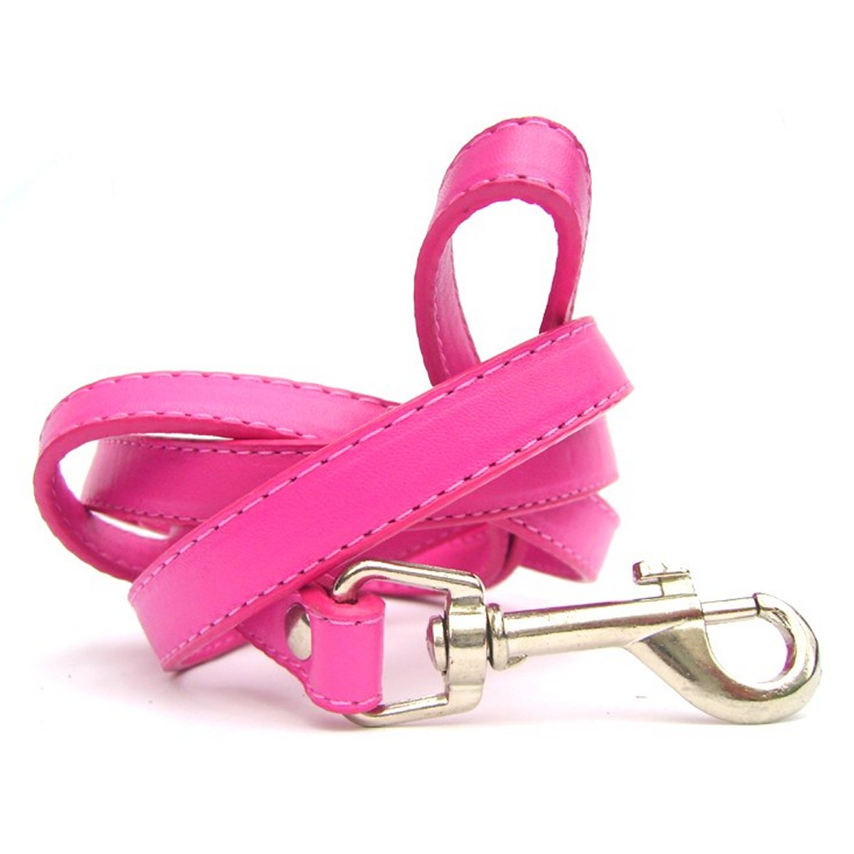 2-Row Collar Lead Set - Hot Pink-2