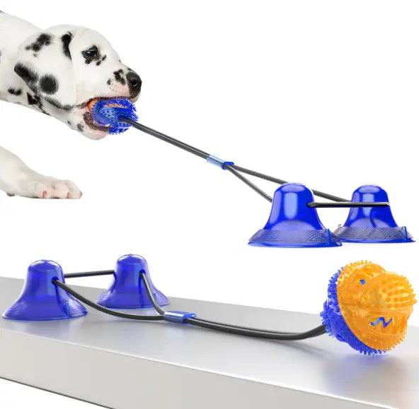 Indestructible Eco-Friendly Interactive Dog Chew Treat Ball-1