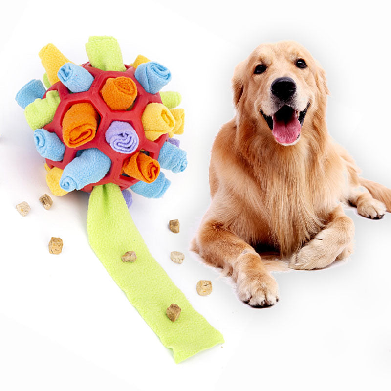 Interactive Pet Dog Sniff and Snack Puzzle Ball-0