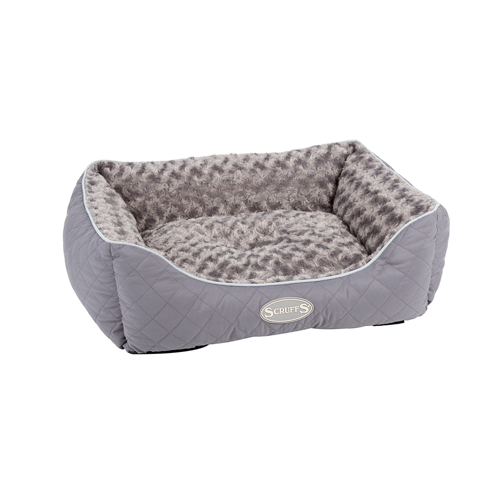 Wilton Box Dog Bed (in Blue, Grey, Black, Brown) by Scruffs-2