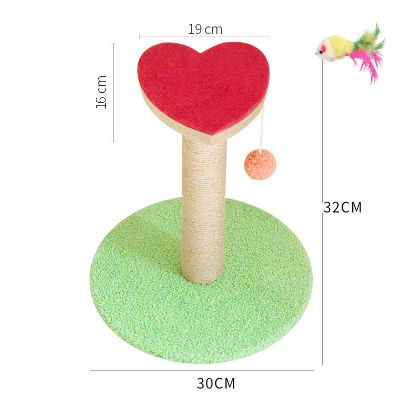 Cat Scratcher with Sisal Winding and Hemp Surface-2