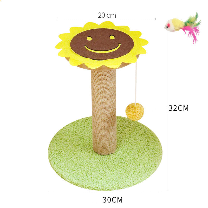 Cat Scratcher with Sisal Winding and Hemp Surface-3