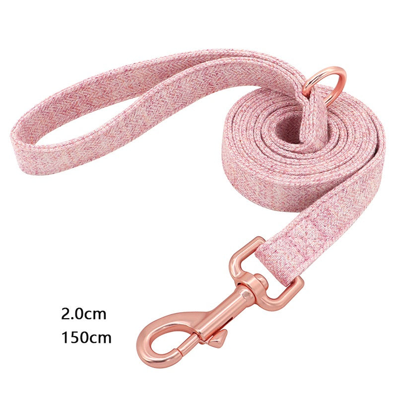 Engraved Adjustable Non-Woven Dog Collar-3