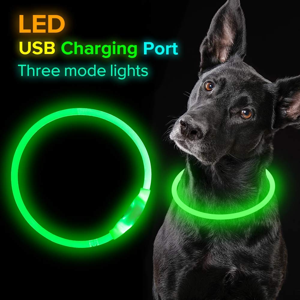 USB Rechargeable Safety Pet Collar-0