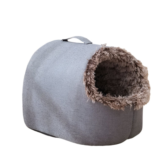Donut Plush Cat Bed Cozy Cradle Nest-0