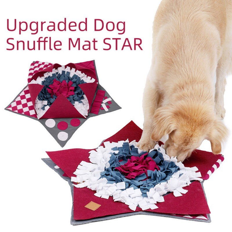 Pet Dog Sniffing Mat Pets Funny Play Toys Find Food Training Blanket Dogs Feeding Pad Nosework Puzzle For Relieve Stress-0