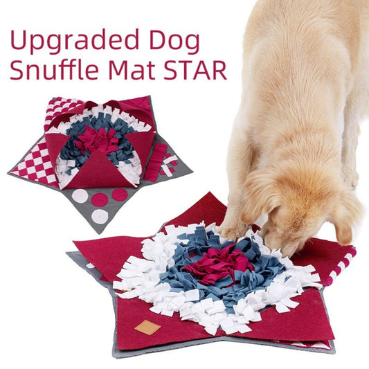 Pet Dog Sniffing Mat Pets Funny Play Toys Find Food Training Blanket Dogs Feeding Pad Nosework Puzzle For Relieve Stress-0